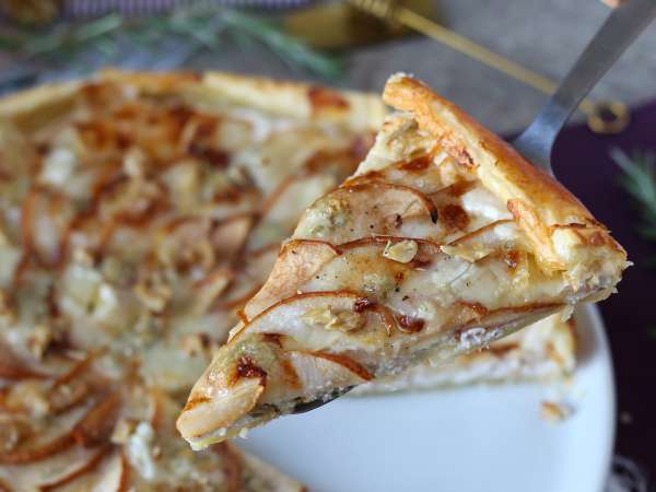 Hartige perentaart met gorgonzola en walnoten: onweerstaanbaar zoet en hartig - Voorbereiding stap 9