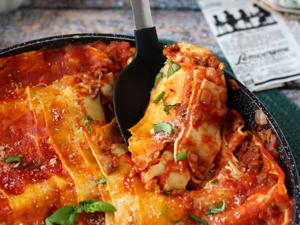 Lasagne bolognese uit de pan - Voorbereiding stap 8