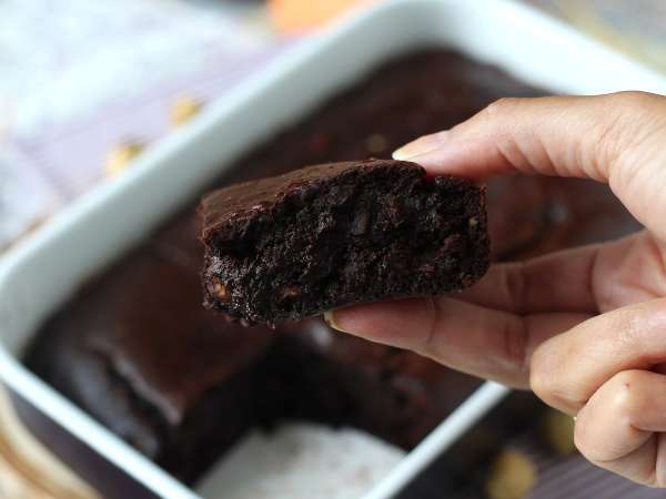 Brownie met zoete aardappel zonder boter of olie - Voorbereiding stap 7