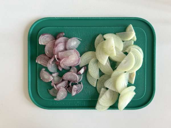 Tosti met champignons en geraspte kaas - Voorbereiding stap 1