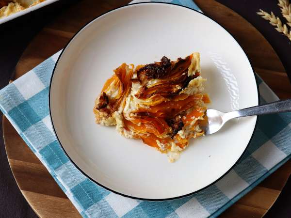 Gratin van flespompoen uit de Air Fryer in dauphinois-stijl - Voorbereiding stap 8