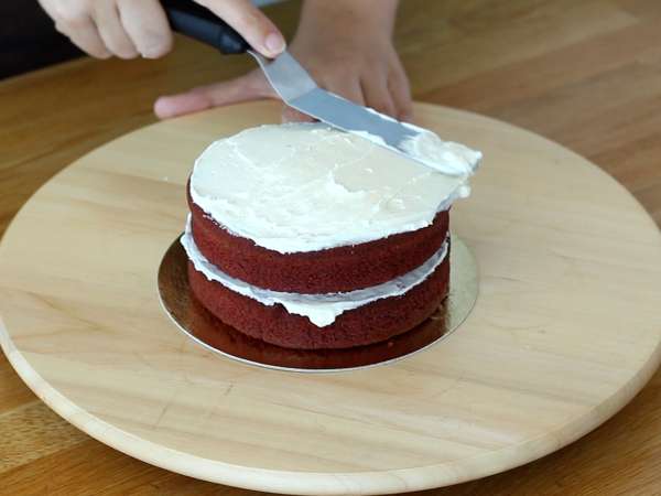 Speciale Red Velvet-taart voor Halloween! - Voorbereiding stap 10