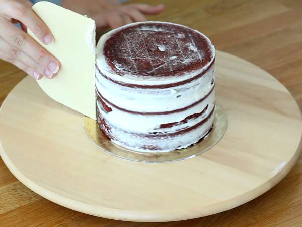 Speciale Red Velvet-taart voor Halloween! - Voorbereiding stap 11