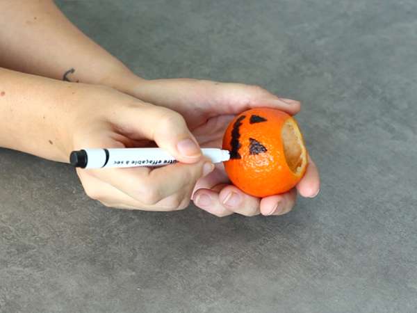 Halloween-clementines met chocolademousse - Voorbereiding stap 4