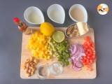 Ceviche met mosselen uit blik - Voorbereiding stap 1