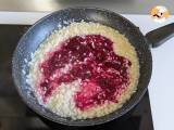 Risotto met biet en gorgonzola: een explosie van kleur en intense smaken - Voorbereiding stap 6