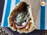 Gyros met halloumi, een vegetarische versie van het Griekse broodje! - Voorbereiding stap 10