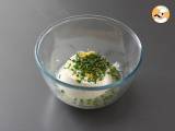 Superverfrissende zomertaart: ricotta, komkommer en gerookte zalm - Voorbereiding stap 4