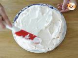 Makkelijke pavlova met aardbeien - Voorbereiding stap 5