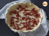 Makkelijk zelfgemaakte quiche lorraine recept - Voorbereiding stap 1