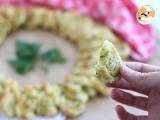 Bladerdeegkrans met pesto voor aperitief - Voorbereiding stap 7