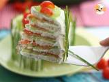 Sandwichcake, de frisse aperitiefcake - Voorbereiding stap 7