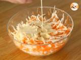 Amerikaanse koolsalade (kool- en wortelsalade) - Voorbereiding stap 4