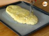 Fougasse met spek en uien - Voorbereiding stap 8