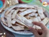 Chiacchiere di carnevale - Italiaanse gebakken bugnes - Voorbereiding stap 6