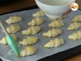 Bladerdeegcroissants met ham en fromage frais - Voorbereiding stap 5