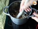 Vegetarische risotto met zongedroogde tomaten en champignons - Voorbereiding stap 2