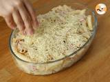 Gegratineerde pasta met ham en kaas - Voorbereiding stap 3