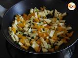 Omelet van paprika en courgette - Voorbereiding stap 2