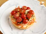 Broodje gemarineerde kip met koolsla, tomaten en basilicum - Voorbereiding stap 3