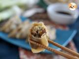 Gyoza's met kip, wortels en champignons - Voorbereiding stap 12