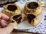 Chocolade tijgergebakjes - krokante ganache - Voorbereiding stap 9