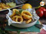 Calamares a la romana - gepaneerde inktvis in beslag - Voorbereiding stap 5