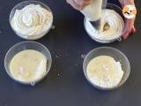 No-bake Raffaello kokosglaasjes - een sprookjesachtig dessert in een sneeuwbol - Voorbereiding stap 7