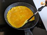 Uienomelet, het lekkere en makkelijk te bereiden recept - Voorbereiding stap 5