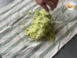 Courgettepesto, het snelle en lekkere recept zonder koken - Voorbereiding stap 1