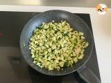 Romige pasta met courgettes, lekker en heel snel recept - Voorbereiding stap 2