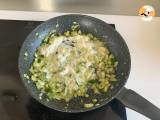 Romige pasta met courgettes, lekker en heel snel recept - Voorbereiding stap 4