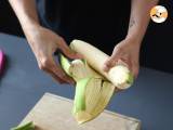 Patacones, Colombiaanse bakbananen toast met guacamole en tomaten - Voorbereiding stap 6