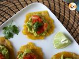 Patacones, Colombiaanse bakbananen toast met guacamole en tomaten - Voorbereiding stap 11