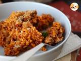 Risotto 'nduja en worst, een voorgerecht met intense smaak - Voorbereiding stap 7