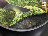 Spinazieomelet, het makkelijke en lekkere vegetarische voorgerecht - Voorbereiding stap 8