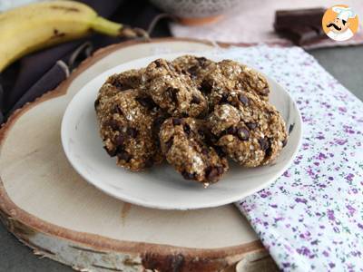 3-ingrediënten koekjes met banaan en chocolade - foto 3