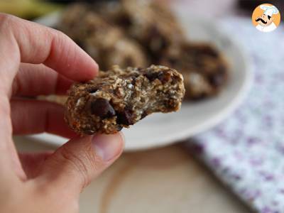 3-ingrediënten koekjes met banaan en chocolade - foto 4