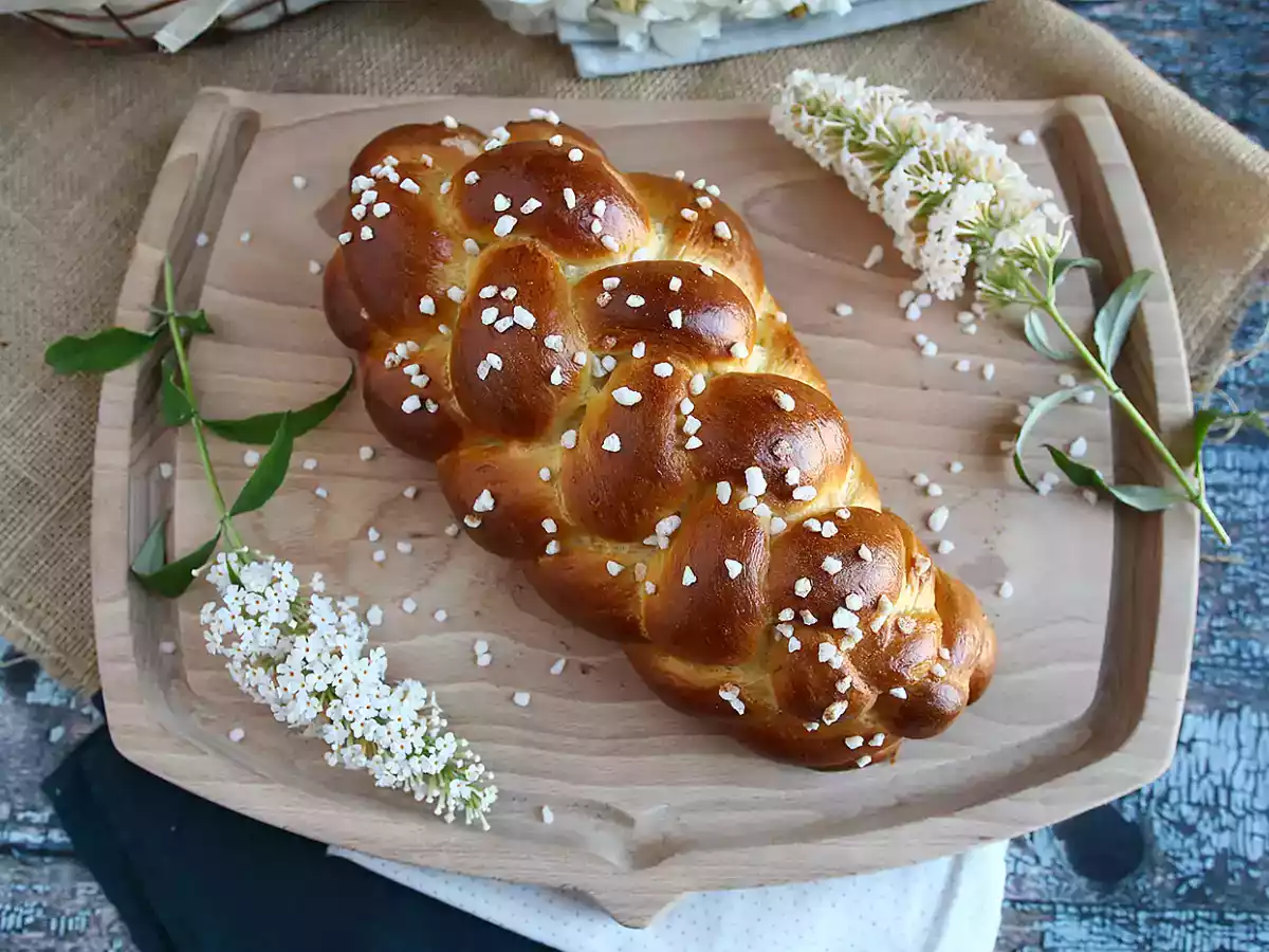 8-strengs gevlochten brioche