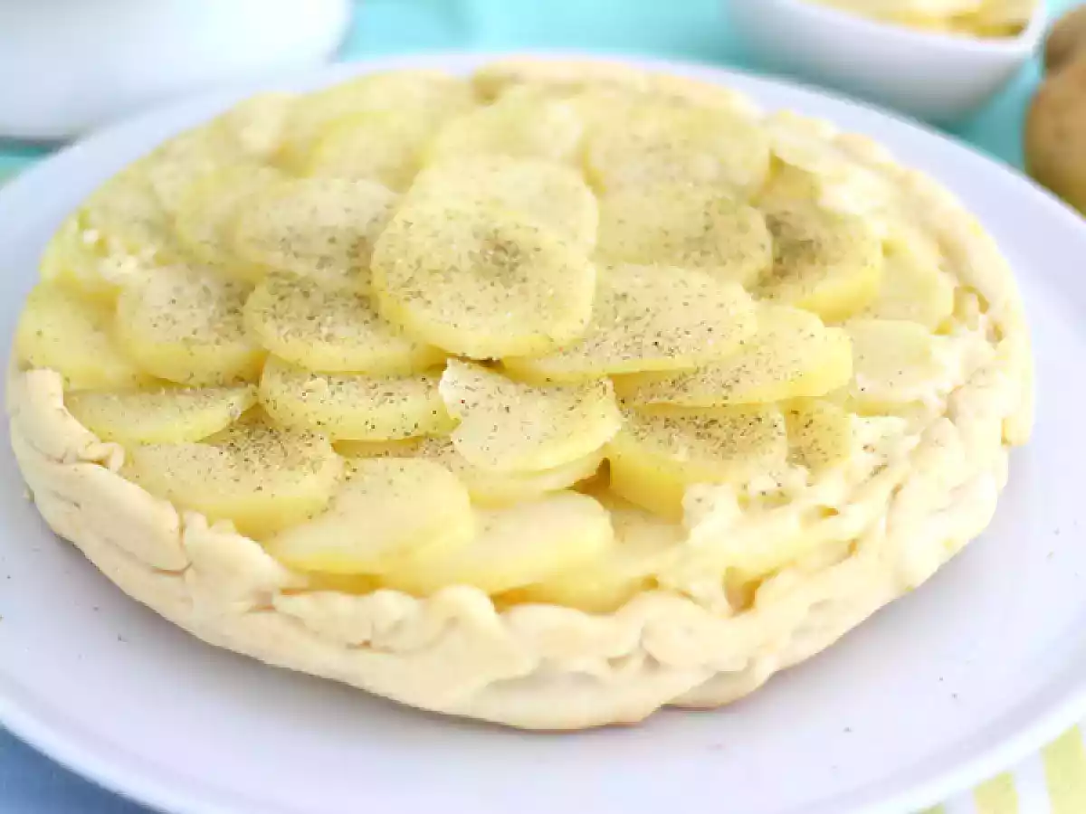 Aardappel Tatin met Cantal