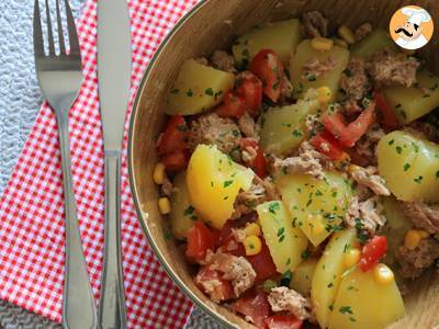 Aardappel-, tonijn- en tomatensalade - foto 3