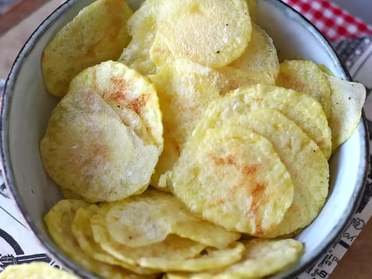 Aardappelchips gemaakt in de magnetron - foto 4