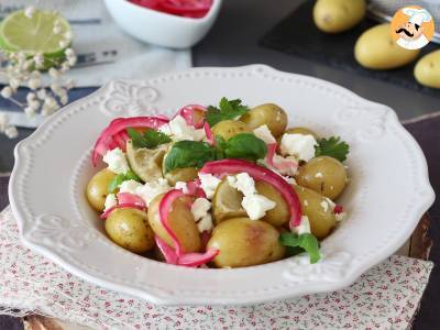 Aardappelen en papillote met citroen en feta