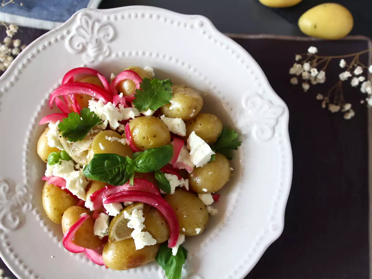 Aardappelen in papillote met citroen en feta - foto 3