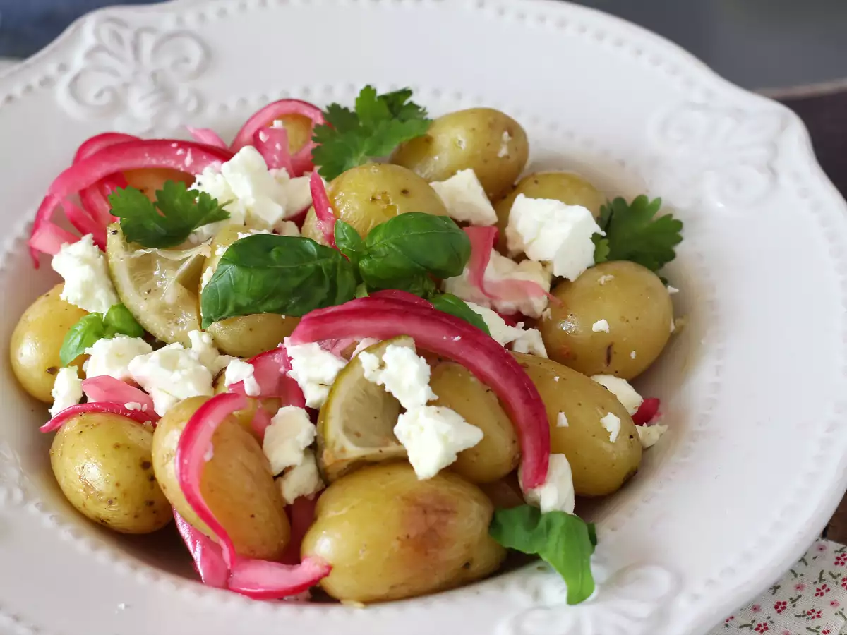 Aardappelen in papillote met citroen en feta - foto 4