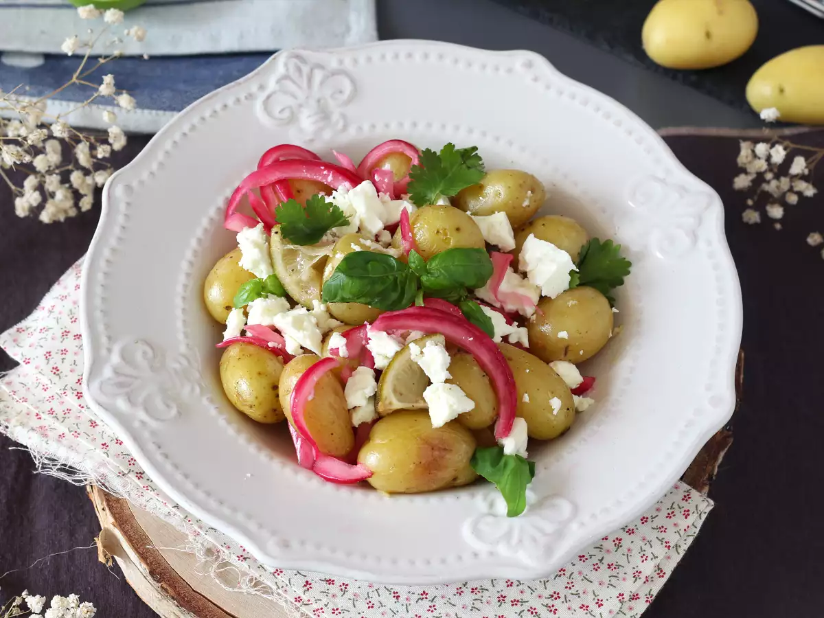 Aardappelen in papillote met citroen en feta - foto 5