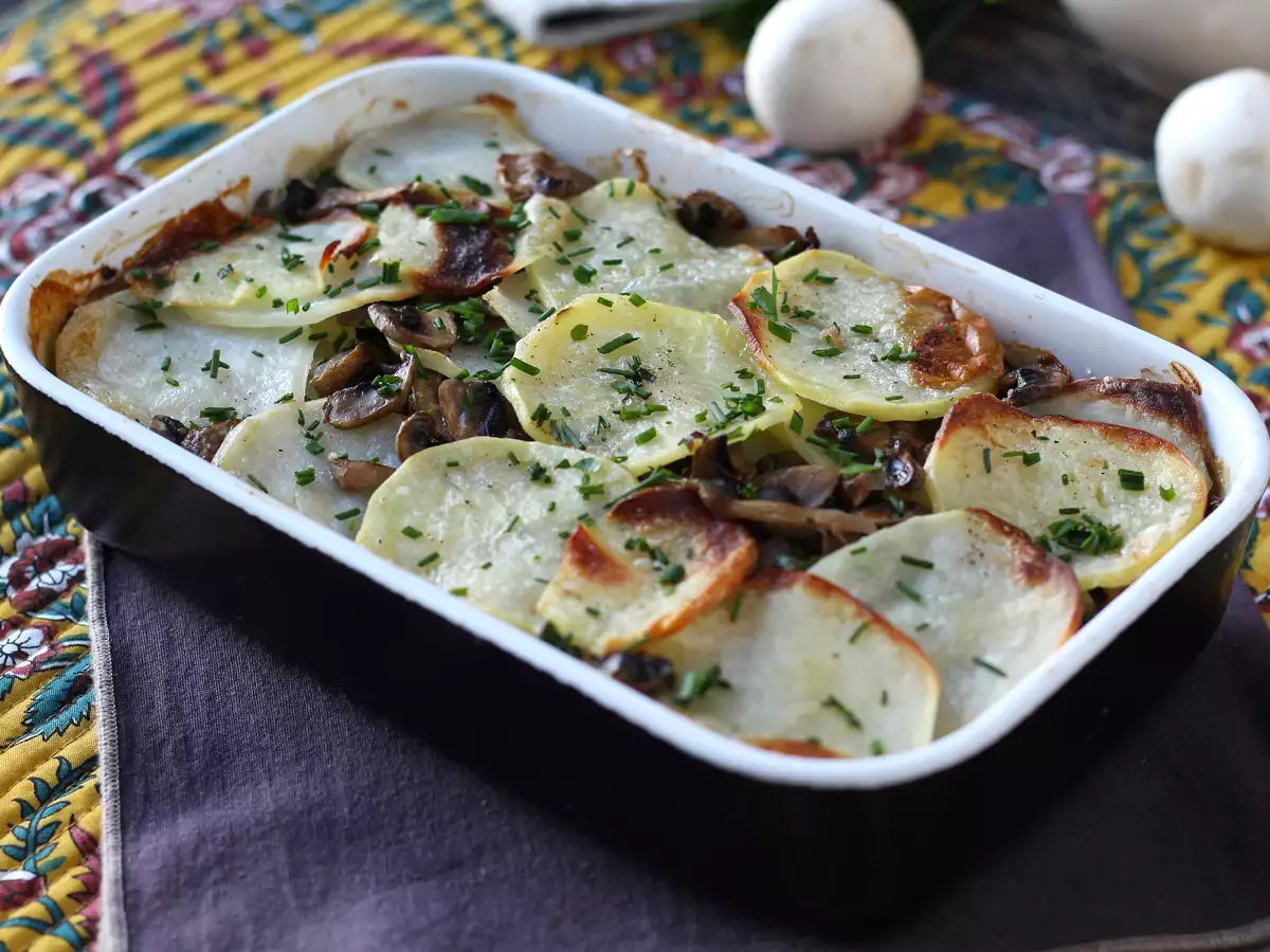 Aardappelgratin met champignons - foto 6