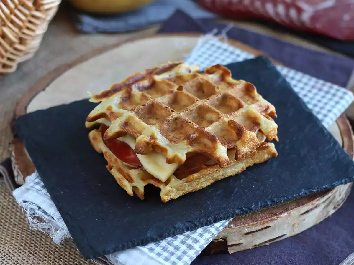 Aardappelwafel-sandwich met raclettekaas: ultiem comfortfood - foto 5
