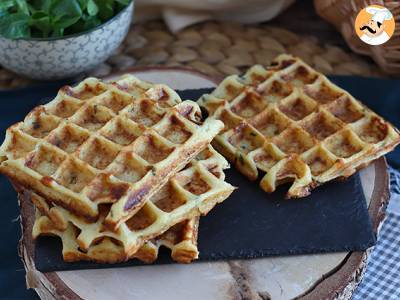 Aardappelwafels - Wafelsandwich met gerookte zalm en fromage frais - foto 2