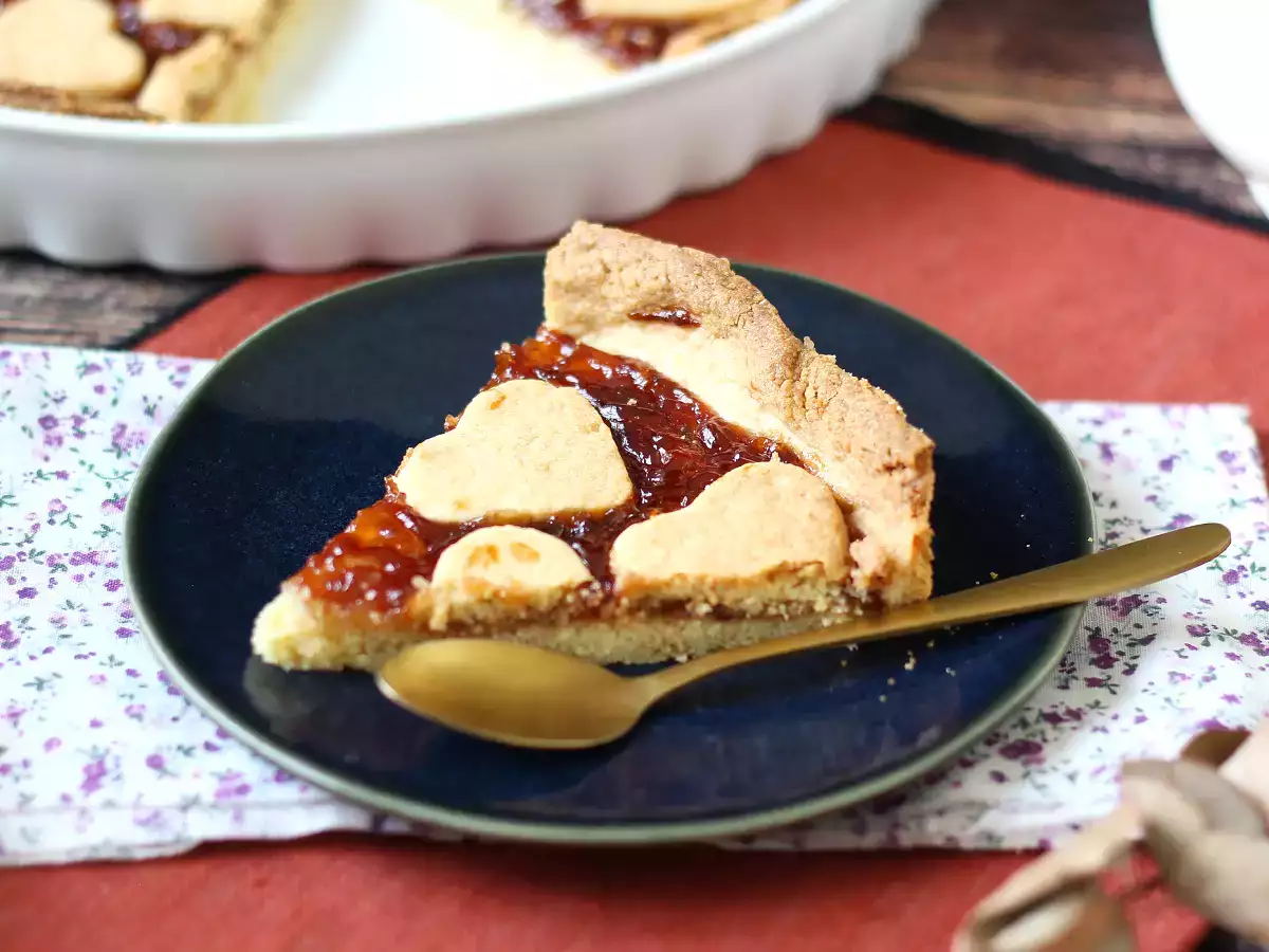 Aardbeienjamtaart: klassiek recept voor zanddeeg (ook met hartjes) - foto 6
